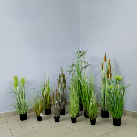 Sztuczna trawa roślina w doniczce do salonu Dogtail 53 cm VI TR-DOG-053-VI 