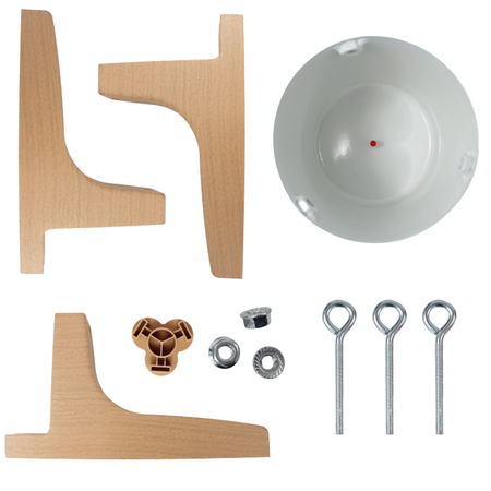 Stojak na choinkę H5108W – metalowy biały stojak z pojemnikiem na wodę do 2,2 m