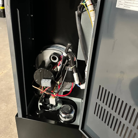 Nagrzewnica olejowa HILE NDH-20W 20 kW – przemysłowy ogrzewacz z termostatem i zbiornikiem 50 L