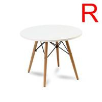 Stolik dla dzieci do pokoju dziecięcego na drewnianych bukowych nogach biały 49 cm x 60 cm S305 roz