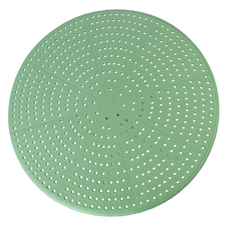 Zielony stolik ogrodowy, kawowy okrągły 60 cm –  na balkon i taras S175