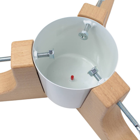 Stojak na choinkę H5108W – metalowy biały stojak z pojemnikiem na wodę do 2,2 m