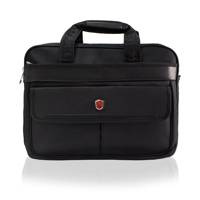 Elegancka torba na laptopa biznesowa czarna ze wzmocnioną przegrodą 16' UC824004