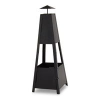 Kominek ogrodowy, palenisko, piramida czarny KO0101