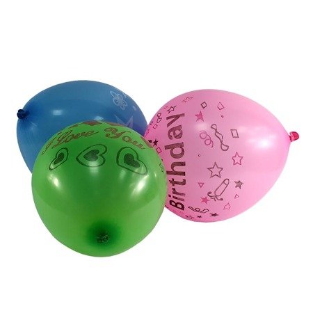 Balony baloniki urodzinowe dla zakochanych serca wielokolorowe 20 szt. UC82609