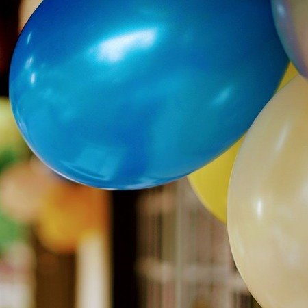 Balony baloniki urodzinowe na wesele komunię 100 szt. niebieskie - UC82602B