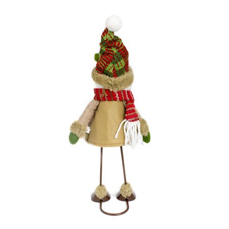 Bałwan ozdobna figurka świąteczna dekoracyjna ze sprężynką - UC82352