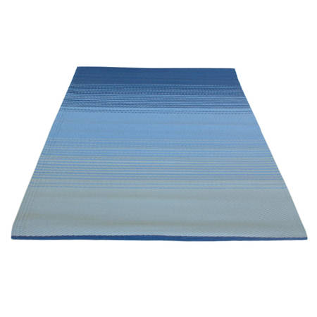 Dywan z tworzywa sztucznego 120cm x 180cm Niebieski cieniowany