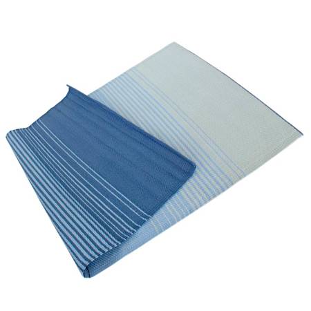 Dywan z tworzywa sztucznego 90cm x 150cm Niebieski cieniowany