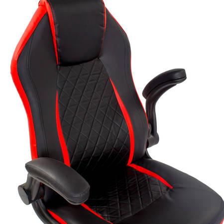 Fotel gamingowy, biurowy, obrotowy do biurka L702 Czarno/Czerwony