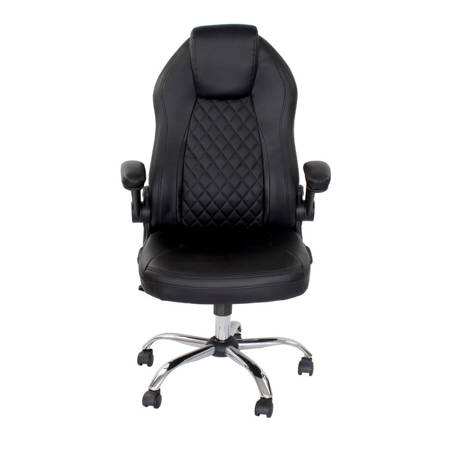 Fotel gamingowy, biurowy, obrotowy do biurka L704 Czarno/Czarny