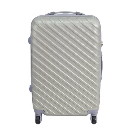 Komplet walizek podróżnych ABS komplet srebrne 20/24/28 UC03003-02 + waga gratis UC03008-01