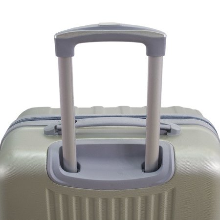 Komplet walizek podróżnych ABS komplet srebrne 20/24/28 UC03003-02 + waga gratis UC03008-01