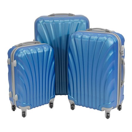 Komplet walizek podróżnych na kółkach 20/24/28 UC03004-14 + waga bagażowa gratis UC03008-01