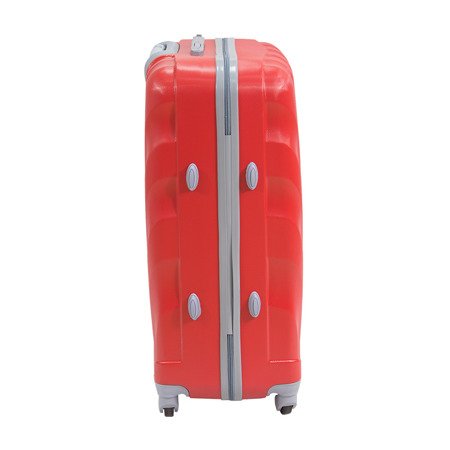 Komplet walizek podróżnych na kółkach turystyczne  ABS 20/24/28 UC03004-12 czerwone