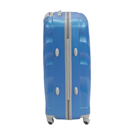 Komplet walizek podróżnych na kółkach turystyczne z rączką ABS 20/24/28 UC03004-14 niebieskie