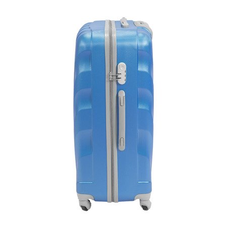 Komplet walizek podróżnych na kółkach turystyczne z rączką ABS 20/24/28 UC03004-14 niebieskie