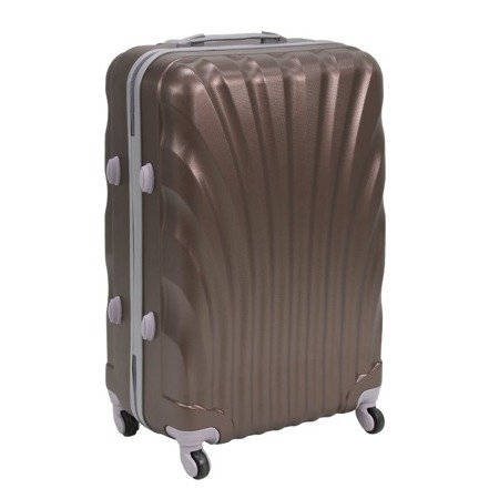 Komplet walizek podróżnych na kółkach z wyciąganą rączką ABS 20/24/28 UC03004-03 kawowe