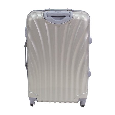 Komplet walizek podróżnych na kółkach z wyciąganą rączką ABS 20/24/28 UC03004-05 srebrne