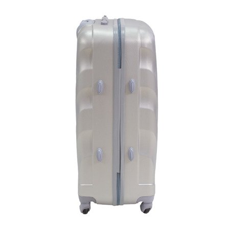 Komplet walizek podróżnych na kółkach z wyciąganą rączką ABS 20/24/28 UC03004-05 srebrne