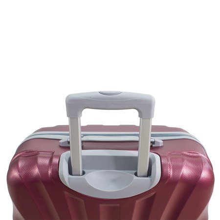 Komplet walizek podróżnych na kółkach z wyciąganą rączką ABS 20/24/28 UC03004-07 wiświowe