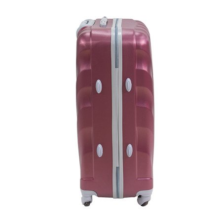 Komplet walizek podróżnych na kółkach z wyciąganą rączką ABS 20/24/28 UC03004-07 wiświowe