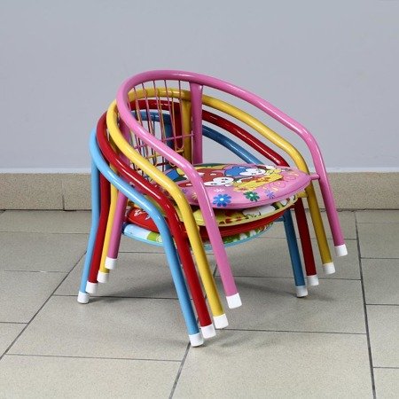 Krzesełko dla dziecka, kolorowe krzesło dziecięce dźwiękowe UC82312 - niebieskie