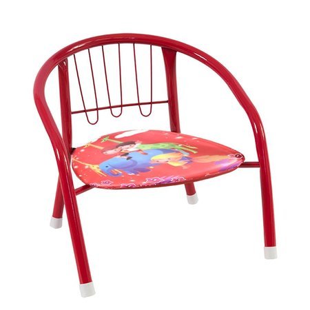 Krzesełko dla dziecka kolorowe krzesło dziecięce dźwiękowe czerwone UC82303R-3
