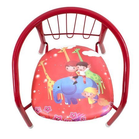 Krzesełko dla dziecka kolorowe krzesło dziecięce dźwiękowe czerwone UC82303R-3