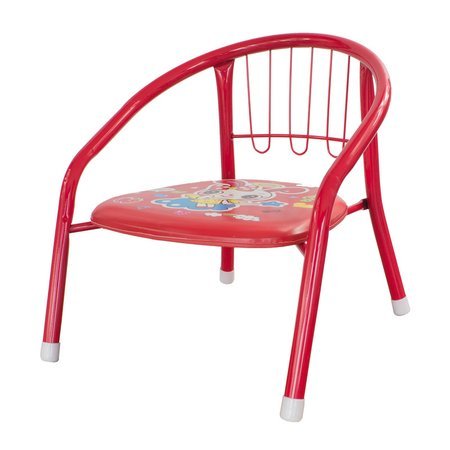 Krzesełko dla dziecka kolorowe krzesło dziecięce dźwiękowe czerwone UC82303R-4