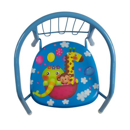 Krzesełko dla dziecka, kolorowe krzesło dziecięce dźwiękowe niebieskie UC82303B