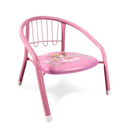 Krzesełko dla dziecka kolorowe krzesło dziecięce dźwiękowe różowe UC82303P-1