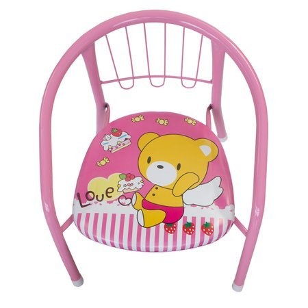 Krzesełko dla dziecka kolorowe krzesło dziecięce dźwiękowe różowe UC82303P-2