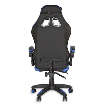Krzesło biurowe fotel gamingowy ekoskóra do biurka L810B-BL czarno-niebieskie