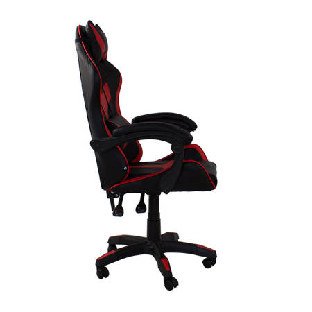 Krzesło biurowe, fotel gamingowy kubełkowy ekoskóra L103 Czarno/Czerwone