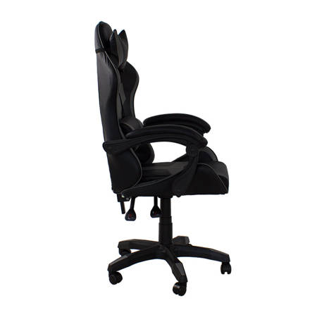 Krzesło biurowe, fotel gamingowy kubełkowy ekoskóra L103 Czarno/Szare