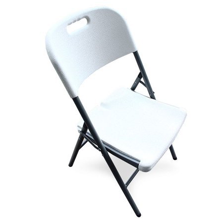 Krzesło cateringowe składane ogrodowe turystyczne solidne nowoczesne białe Y52