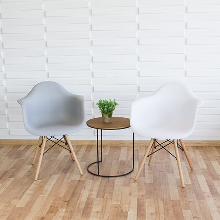 Krzesło nowoczesne stylowe na drewnianych bukowych nogach do salonu restauracji białe 211 WF roz