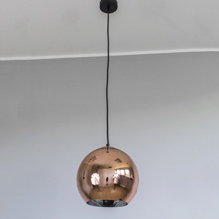 Lampa wisząca sufitowa zwis szklana żyrandol retro szkło BL030-3