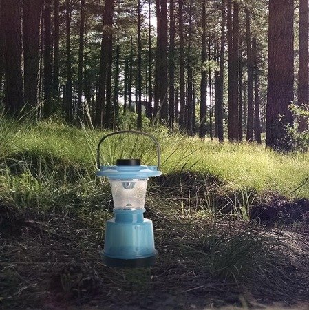 Latarenka kempingowa turystyczna latarka niebieska - CY0640C