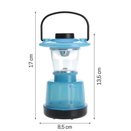 Latarenka kempingowa turystyczna latarka niebieska - CY0640C