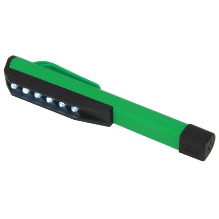 Latarka LED kieszonkowa turystyczna kempingowa zielona FC0010A
