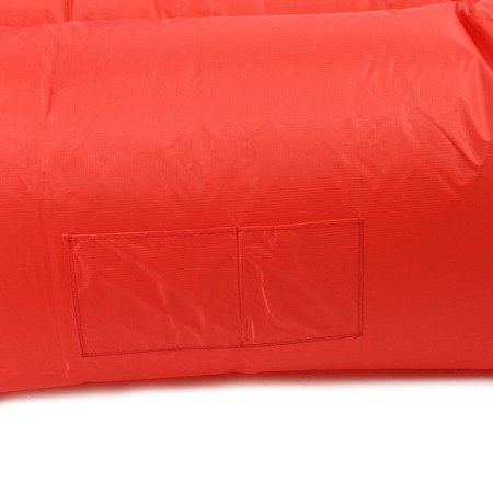 Lazy Bag Air dmuchana sofa materac powietrze leżak czerwony DS-100