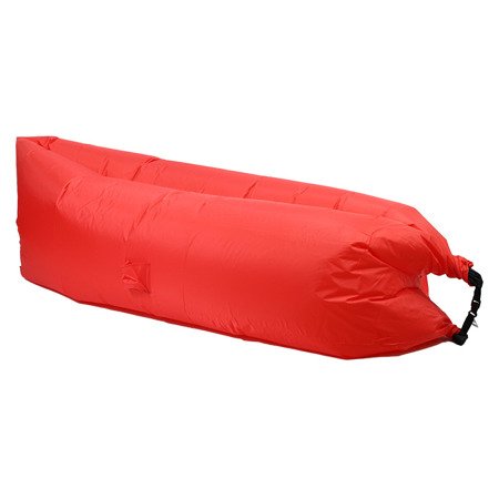 Lazy Bag Air dmuchana sofa materac powietrze leżak czerwony DS-100