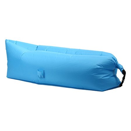 Lazy Bag Air dmuchana sofa materac powietrze leżak niebieski DS-100