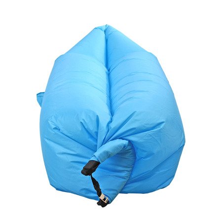 Lazy Bag Air dmuchana sofa materac powietrze leżak niebieski DS-100