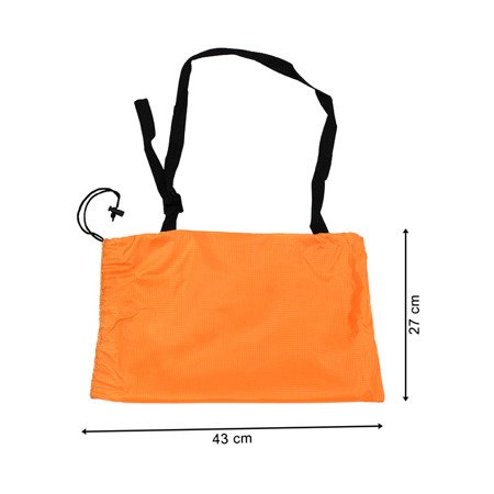Lazy Bag Air dmuchana sofa materac powietrze leżak pomarańczowy DS-100