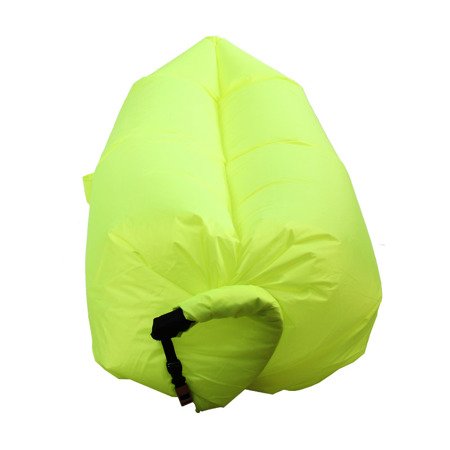 Lazy Bag Air dmuchana sofa materac powietrze leżak żółty DS-100