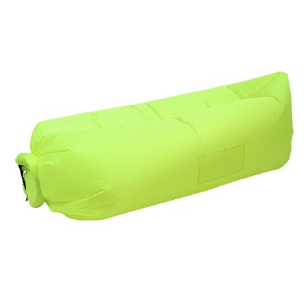 Lazy Bag Air dmuchana sofa materac powietrze leżak żółty DS-100