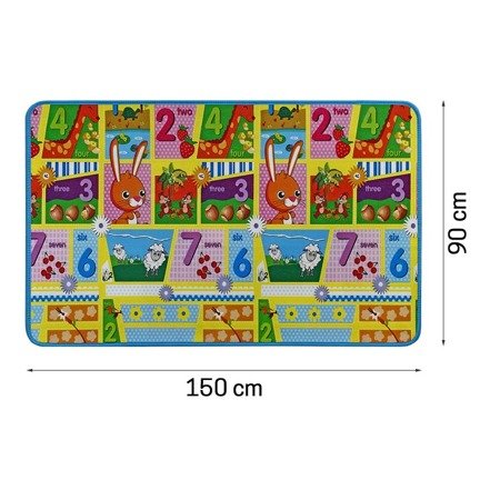 Mata dla dzieci na podłogę piankowa zwierzęta 90 cm x 150 cm - gr. 1 cm M-31-05